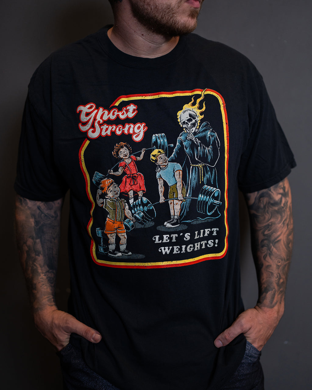 Ghost Lets Lift Weights T-Shirt