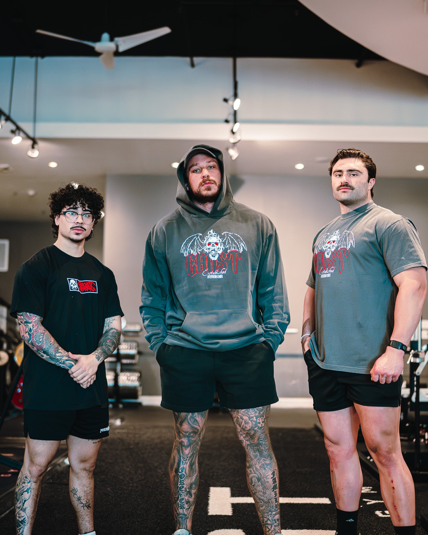 Ghost Bat Skull Hoodie