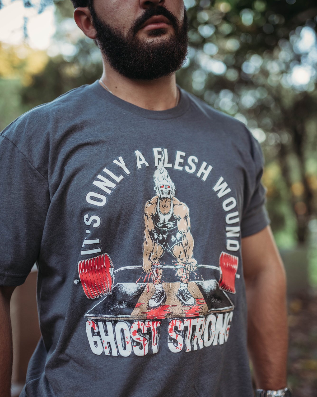 Ghost Flesh Wound T-Shirt Preorder